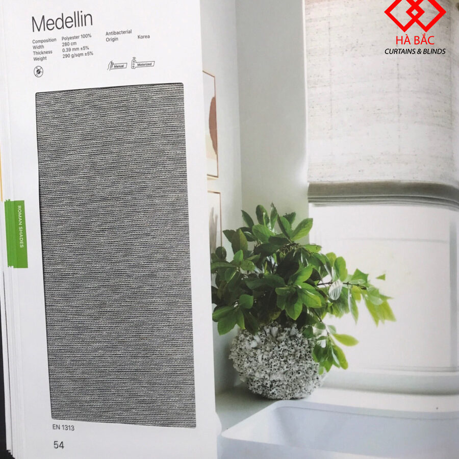 rèm roman hàn quốc modero - mã medellin