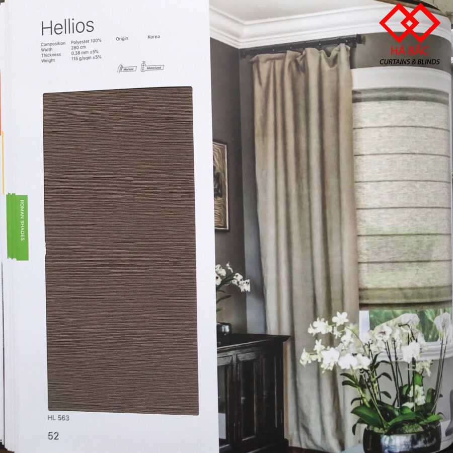 rèm roman hàn quốc modero - mã hellios
