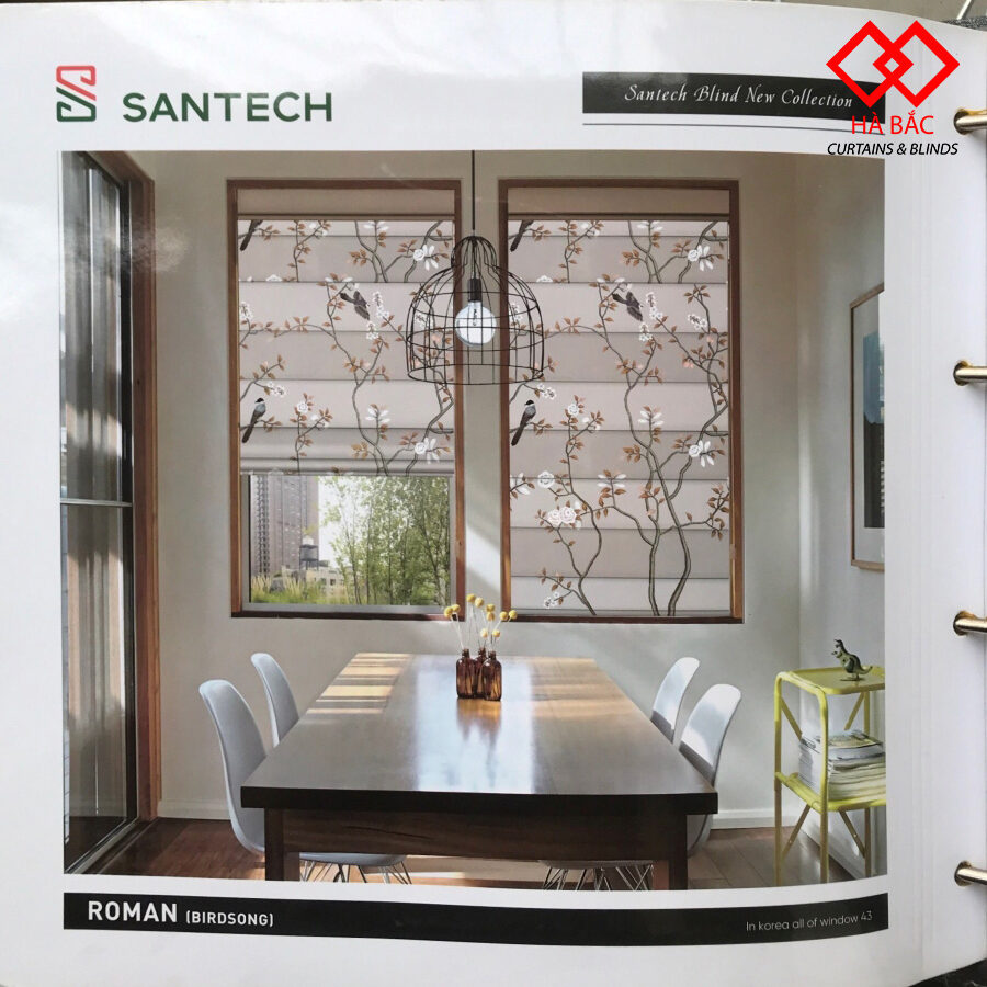 rèm roman hàn quốc - mã rm3207