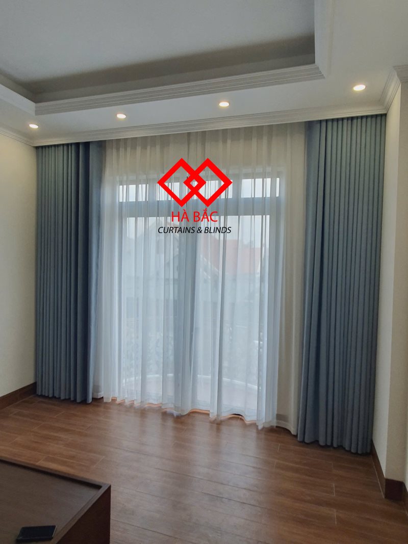 rèm vải 2 lớp đẹp bắc ninh