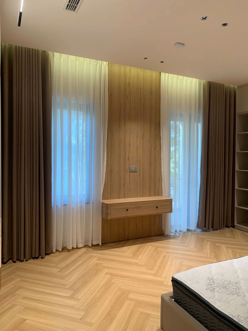 rèm vải đẹp phòng ngủ